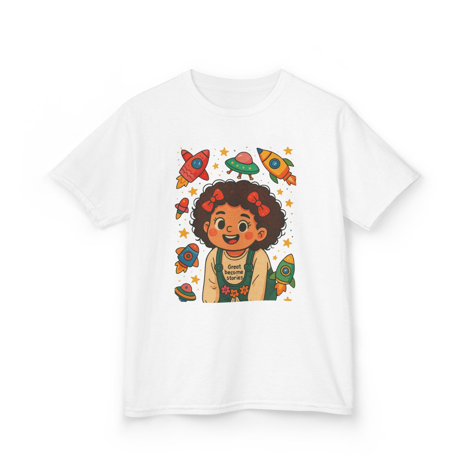 Kids Space Adventure Tee, Cute Kids T-Shirt, Fun Summer Shirt, Gift for Kids, Playful Children's Apparel