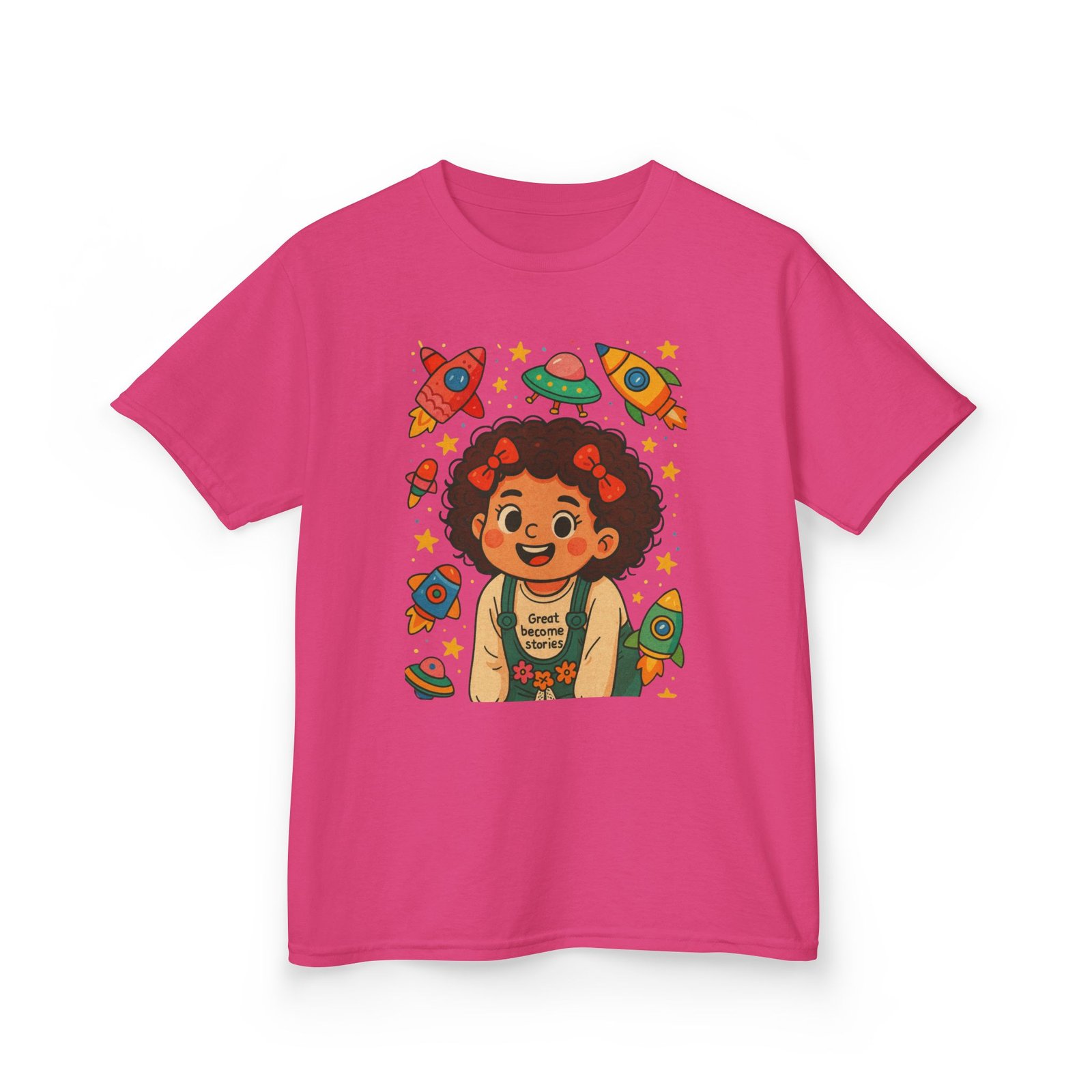 Kids Space Adventure Tee, Cute Kids T-Shirt, Fun Summer Shirt, Gift for Kids, Playful Children's Apparel