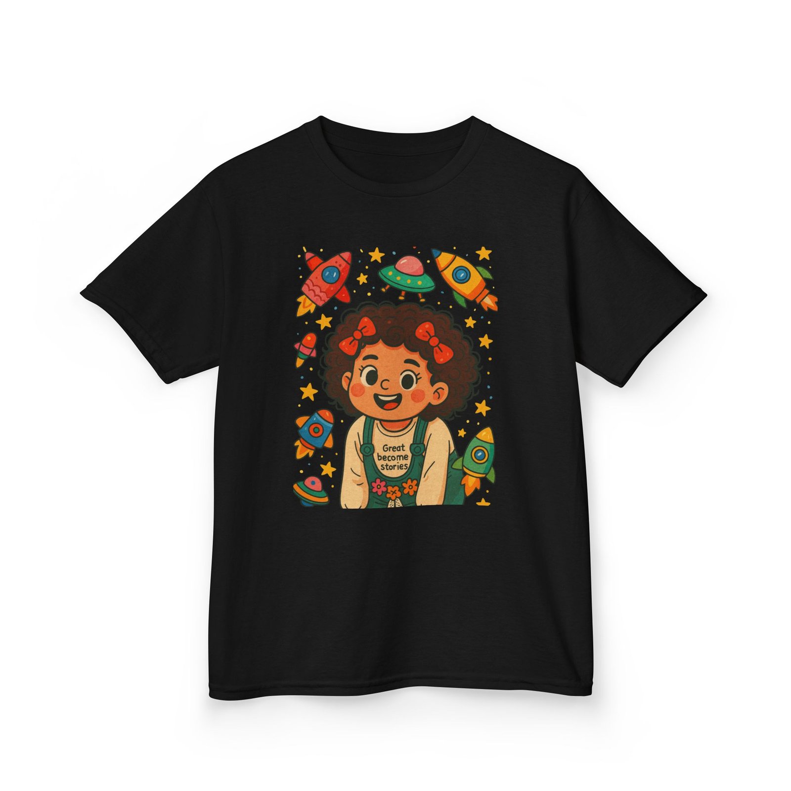 Kids Space Adventure Tee, Cute Kids T-Shirt, Fun Summer Shirt, Gift for Kids, Playful Children's Apparel